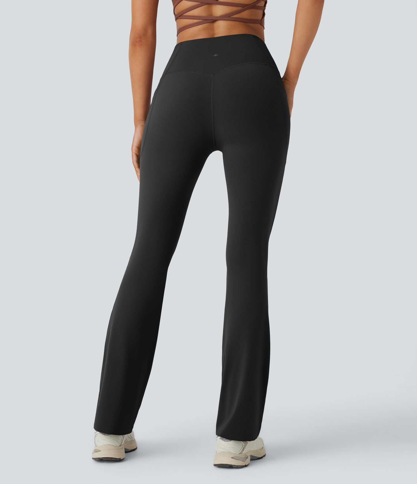 Mixio Ultra Sculpt High-Waisted Tummy Control Side Pocket Shaping Yoga Slight Flare Leggings(New And Limited)