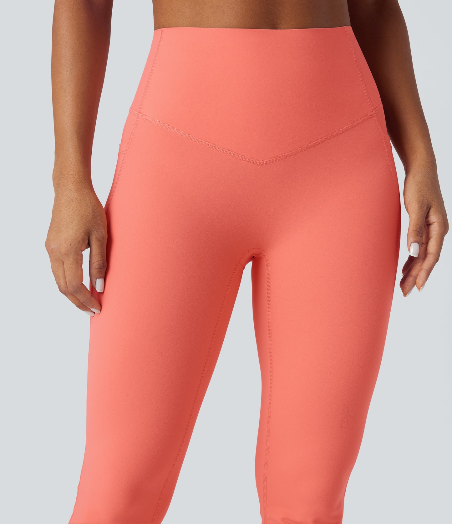 Mixio Ultra Sculpt High-Waisted Tummy Control Side Pocket Shaping Yoga Slight Flare Leggings(New And Limited)